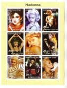 STAMP SHEET - SET of 9 KYRGYZSTAN STAMPS (1)