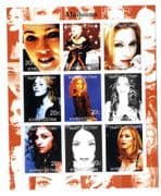 STAMP SHEET - SET of 9 KYRGYZSTAN STAMPS (2)