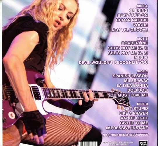 STICKY & SWEET DEMOS - 2x RED VINYL TOUR LP POSTER