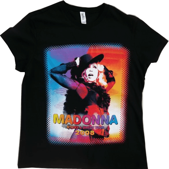 STICKY & SWEET TOUR - ITINERARY LADIES BABYDOLL T-SHIRT