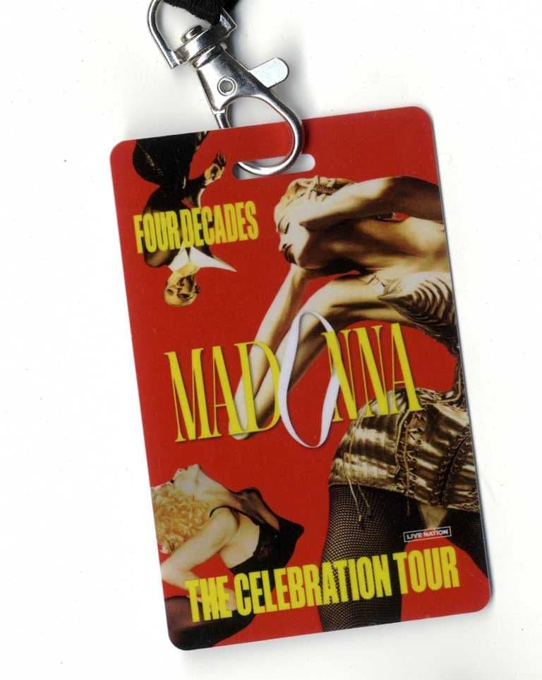 THE CELEBRATION TOUR - LONDON COLLECTORS TICKET LANYARD