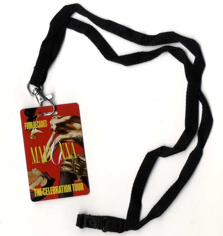 THE CELEBRATION TOUR - LONDON COLLECTORS TICKET LANYARD