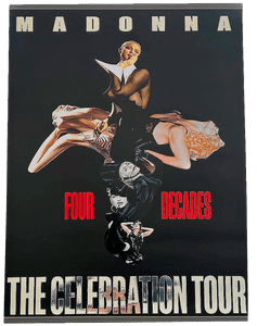 THE CELEBRATION TOUR - OFFICIAL BLACK POSTER