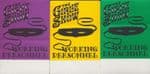 THE GIRLIE SHOW 1993 TOUR - WORKING PERSONNEL 3x SATIN PASS SET