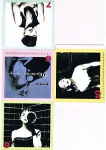 THE IMMACULATE COLLECTION / RESCUE ME - 1990 JAPAN PROMO CALENDAR DISPLAY CUBE