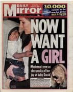 THE MIRROR / SUN NEWSPAPER - UK COVER SET x3 (2006)