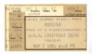 THE VIRGIN TOUR - USA NEW ORLEANS 1985 TICKET