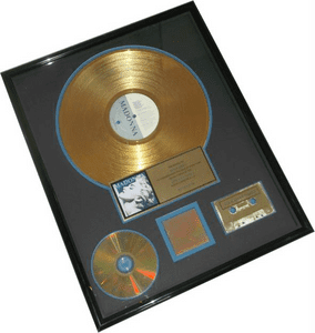 TRUE BLUE - USA RIAA GOLD DISC SALES AWARD to MADONNA