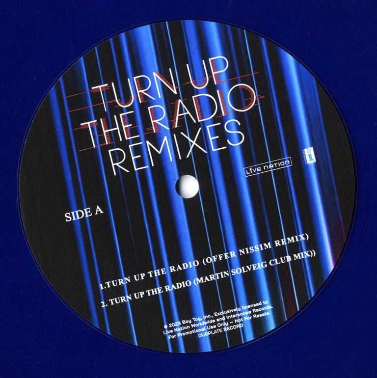 TURN UP THE RADIO REMIXES - BLUE COLOUR 12