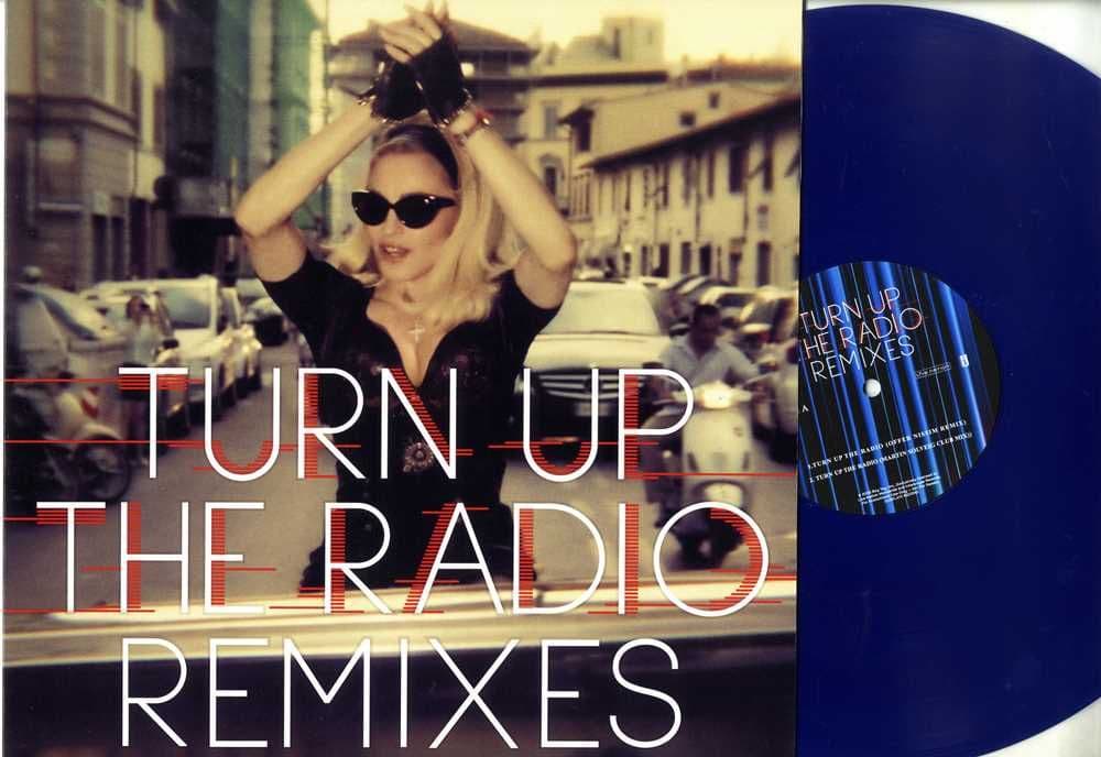 TURN UP THE RADIO REMIXES - BLUE COLOUR 12