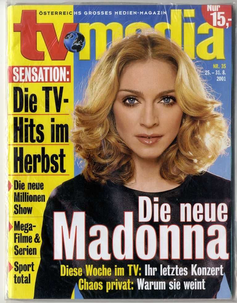TV MEDIA - AUSTRIA MAGAZINE AUGUST 2001