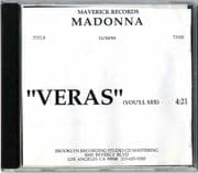 VERAS (YOU'LL SEE) - USA IN-HOUSE REFERENCE PROMO CD