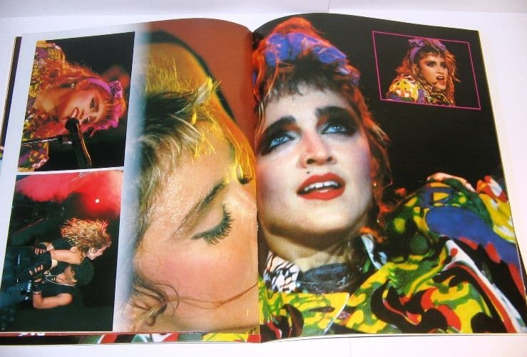 VIRGIN TOUR - 1985 UK OMNIBUS PRESS BOOK POSTER