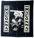 VOGUE / I'M BREATHLESS - 43" SILK SCREENED 1989 BOY TOY BANNER