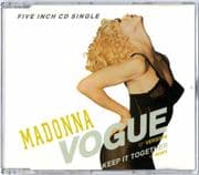 VOGUE - UK / EU CD SINGLE (W9851CD)