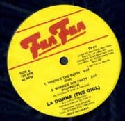 WHERE'S THE PARTY (LA DONNA) - CANADA 12" VINYL