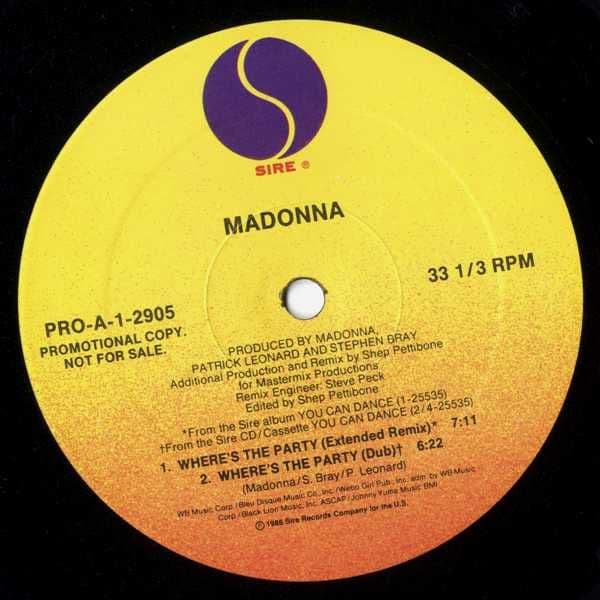 WHERE S THE PARTY / SPOTLIGHT - USA PROMO 12
