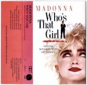 WHO'S THAT GIRL - CHINA SOUNDTRACK CASSETTE ALBUM