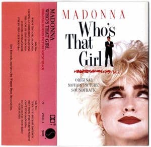 WHO'S THAT GIRL - CHINA SOUNDTRACK CASSETTE ALBUM
