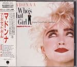 WHO'S THAT GIRL - JAPAN 1989 CD ALBUM (22P2-2703)