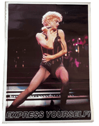 WHO'S THAT GIRL TOUR - EXPRESS YOURSELF LIVE UK POSTER