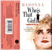 WHO'S THAT GIRL - UK / EU CASSETTE ALBUM (1)