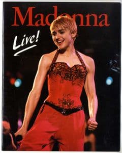 WHO'S THAT GIRL - UK TOUR BOOK + POSTER