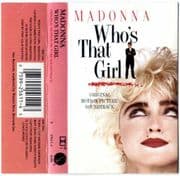 WHO'S THAT GIRL - USA SOUNDTRACK CASSETTE ALBUM