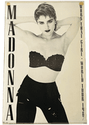 WHO'S THAT GIRL WORLD TOUR 1987 - OFFICIAL VERKERKE / BOY TOY POSTER