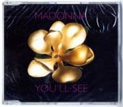 YOU'LL SEE - EUROPE CD SINGLE (SEALED)