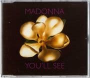YOU'LL SEE - UK / EU CD SINGLE
