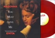 YOU MUST LOVE ME - RED 12" VINYL