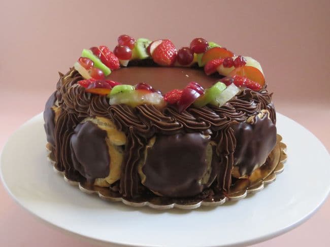Chocolate Fudge round from 25 portions
