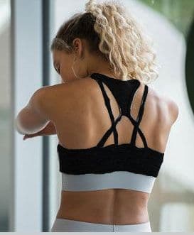 cross back crop top