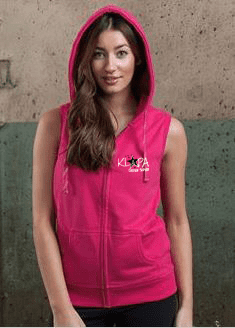 Girlie sleeveless zoodie