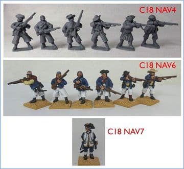 C18 NU3 18th Century Sailors Escort Party