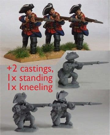 FIW BRT1.8 British Regular Infantry 60th Foot 8 figure pack