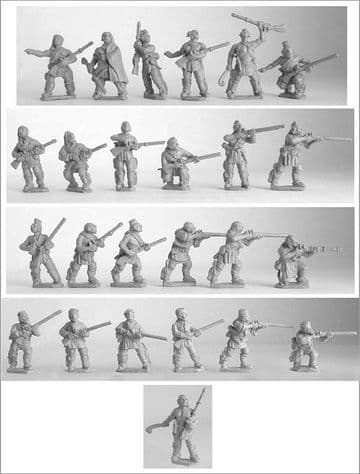 FIW HUU2 Huron Raiding Party with Canadian Allies