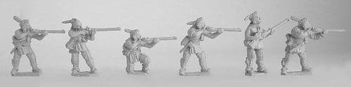 FIW MOH 2 Mohawk Warriors Firing & Loading Rifles