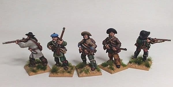 FIW RU5 Rangers/Backwoods Militia Unit 1 (19 Soldiers)