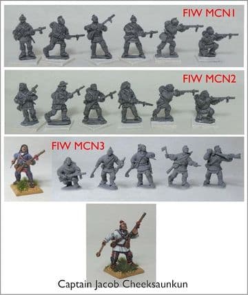 FIW SMU1 Stockbridge Mohicans Unit 1 - 19 Warriors