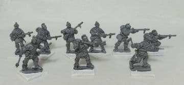 FIW SMU3 - 9 Different Stockbridge Mohican Warriors with "Mohawk" hair