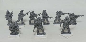 FIW SMU4 - 9 Different Stockbridge Mohican Warriors with long hair