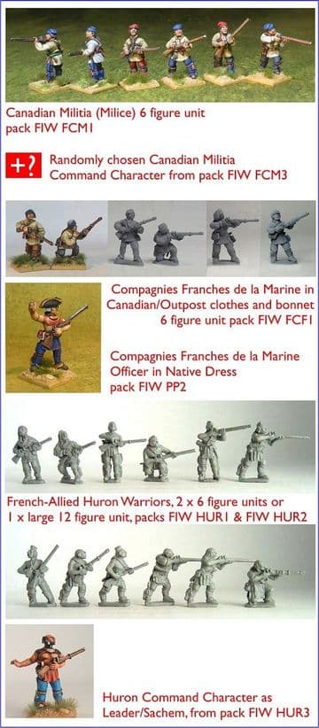 French Starter Force, Raiding Force 1: 27 figures