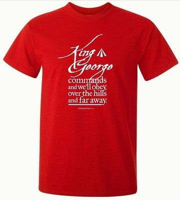 King George Commands T-shirt Red