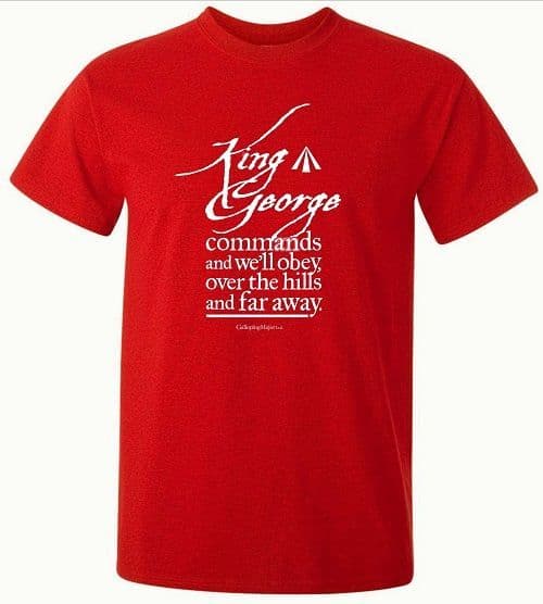 King George Commands T-shirt Red
