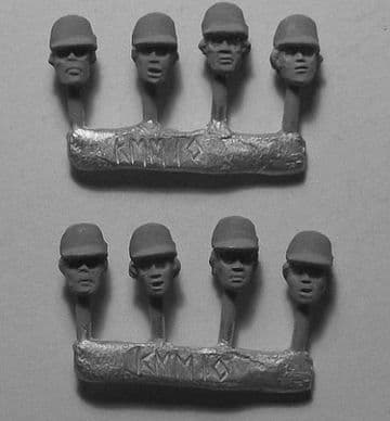 KMM Heads 22 - Plain Peaked Light Infantry Caps