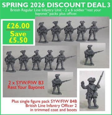 SPRING 2026 DISCOUNT DEAL 3 British Regular Line Infantry Unit