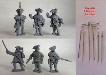 SYW/FIW B08 British Line Infantry Command 2