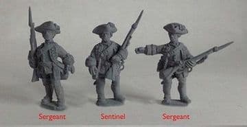 SYW/FIW B09A British Line Inf 2 Sergeants & Sentinel